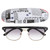 Progressive Multifocus Reading Glasses Progressive Scratch Resistant Photochromic Computer Glasses for Men Women Glossy Black Frame +100