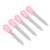 5pcs Transfer Pipettes DIY Transparent Calibrated Dropper for Epoxy Resin Laboratory Experiment (Pink)