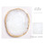 Resin Nail Art Palette Paint Drawing Color Dish Golden Edge Manicure Nail DIY Tool White