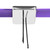 Magnetic Wrist Band Hair Grip Holder Hair Clip Collector Hairdressing Accessory (Purple)
