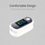 Fingertip Pulse Oximeter PVC Accurate Fast Spo2 Reading Rechargeable Portable Blood Oxygen Monitor for Sports White