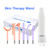 High Frequency Facial Spa Machine with LED Light Electrode Glass Tube Wand Face Skin Care Wand Comb Acne Remover