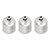 3pcs Facial Oxygen Injection Accessories Metal Cup Replaceable Portable Oxygen Sprayer Accessories Pot