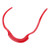 Beard Guide Template Stencil Symmetric Curve Mustache Sideburns Facial Hair Grooming Shaping Tool Red
