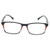 Unisex Elderly Reading Glasses High Definition Eye Glasses Spectacles with Storage Box(+125 )