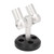 Tattoo Machine Holder Double Hole Iron Angle Adjustable Stable Base Slip Resistance Beauty Pen Display Stand