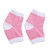 Gel Spa Heel Socks Moisturising Pedicure Foot Care Open Toe Socks Heel Protection Pink