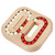Planar Ball Wooden Toy Intelligence Lock Unlock Planar Ball Game Maze for Adult Kids Science Education