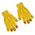 Rhinestone Nail Gloves DIY Professional Keep Warm Thickening Full Finger Soft Nail Rhinestone Gloves for Manicure Yellow
