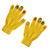 Rhinestone Nail Gloves DIY Professional Keep Warm Thickening Full Finger Soft Nail Rhinestone Gloves for Manicure Yellow