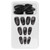 24pcs False Nail Art Tips Set Exquisite Detachable Full Cover Press On Fake Nails