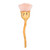 Rose Shape Long Handle Nail Art Brush Manicure Nail Polishing Dust Powder Removal Brush 01#