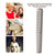 Professional Hair Comb Space Aluminum Stainless Steel Anti  static Comb Beauty Tools Black02