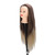 Training Head Long Soft Hair Hairdressing Styling Mannequin Head Hat Display for Ironing Braiding