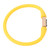Magnetic Therapy Silicone Sports Bracelet Soft Negative Ion Energy Balance Wristband for Health Care Yellow