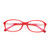 Blue Light Blocking Glasses MiddleAged Elderly Reading Glasses Spring Hinge Readers Red Frame Glasses for Women(+300 )