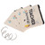Teacher Appreciation Gifts 4pcs Teacher Makeup Pouch Bags 4pcs Stainless Steel Bracelet Set