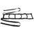 3.8cm Width Adjustable Bed Ladder Assist Rope Elderly Patient Sit Up Rope Ladder for Healthy Care