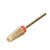 Nail Drill Bit Salon Portable Tungsten Steel Nail File Polishing Grinding Bit for Gel Polish Removal Gold