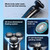 Electric Shaver for Men 3 Floating Heads Beard Razor Hair Clipper Facial Cleaner Massager Nose Trimmer Fully Washable Type-C Rechargeable LED Digital Display
