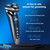 Electric Shaver for Men 3 Floating Heads Beard Razor Hair Clipper Facial Cleaner Massager Nose Trimmer Fully Washable Type-C Rechargeable LED Digital Display