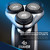 Electric Shaver for Men 3 Floating Heads Beard Razor Hair Clipper Facial Cleaner Massager Nose Trimmer Fully Washable Type-C Rechargeable LED Digital Display