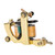 Professional 10 Warp Coils Tattoo Machine Handmade Tattoo Gun Shader Liner Gold A