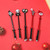 Christmas Movie Makeup Brushes Set Cosmetic Cosplay Makeup Brush Set with Storage Bag Gift for Women