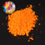 Nail Phosphor Powder Halloween Nail Art DIY Fluorescent Powder Manicure Tool 100gOrange