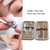 11pcs Manicure Pedicure Nail Clippers Set Stainless Steel Acne Removal Tool KitBlack