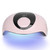 120W UV Nail Lamp LED Gel Polish Dryer Fast Dry Induction Manicure Tool 110‑240VPink EU Plug