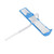 Children Foot Gauge 20cm Range High Precise Shoe Sizer Safe Portable Kids Foot Measuring Device Blue