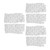 3 Pairs Anti UV Gloves Short Style Anti Radiation UV Protection Anti Light Gel Manicure Gloves UV Gloves for Nails