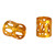 100PCS/Bag New Colorful Hair Braiding Beads Rings Cuff Decoration Tools Accessories(Gold)
