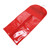Hair Extensions Storage Bag Portable Dustproof Hair Extensions Carrier Holder with Zipper for Travel Daily UseRed
