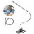 Portable USB LED Clip Table Lamp Adjustable Desk Light for Tattoo/Manicure/Makeup Black