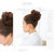 Messy Hair Bun Scrunchie Hair Piece Extension with Elastic Rubber Band Ponytail Hair Extensions Updo Chignon Donut Ponytail Hairpiece Synthetic Tousled Hair Scrunchies for Women