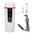 Electric Heated Bottle Temperature Control Stainless Steel Smart Heating Car Cup 500ml White