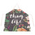 Nail Salon Apron Soft Linen Flower Pattern Antifouling Working Apron for Men Women