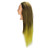 Hair Mannequin Head Simulation Ink Yellow Colour Mixture Gradient Hair Braiding Head for Hairdresser Practice