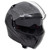 Motorhelm dubbel vizier Zwart L