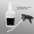 650ml Hairdressing Spray Bottle Salon Barber Hair Tool Refillable Water Sprayer Bottle White