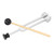 OM136.1 Aluminum Alloy Tuning Fork Portable Yoga Sound Therapy Tuning Fork with Hammer
