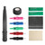 Cartridge Tattoo Practice Kit Aluminum Alloy Hand Stick Pen 50PCS Ballpoint Pens Pink Black Red Blue Green