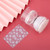Nail Art Stamper &amp; Scraper Set Silicone Head Manicure Tool With Cap(Transparent Stamper )