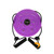Waist Twisting Disc Magnet Foot Massage Slimming Large Area Granular Protrusions Pedal Waist Twisting Board with Rope Purple