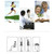 Waist Twisting Disc Magnet Foot Massage Slimming Large Area Granular Protrusions Pedal Waist Twisting Board with Rope Purple