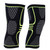 Breathable Weaving Sleeve Support for Running Climbing Nylon Knee Brace Pad(Black   green M)