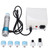 ED Shockwave Therapy Machine 11 Massage Heads Adjustable Gears Pain Relief Extracorporeal Device Blue Silver 100‑240VEU Plug