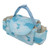 Universal Stroller Organizer Adjustable Large Capacity Water Blue Graffiti Baby Stroller Diaper Bag for Outdoor